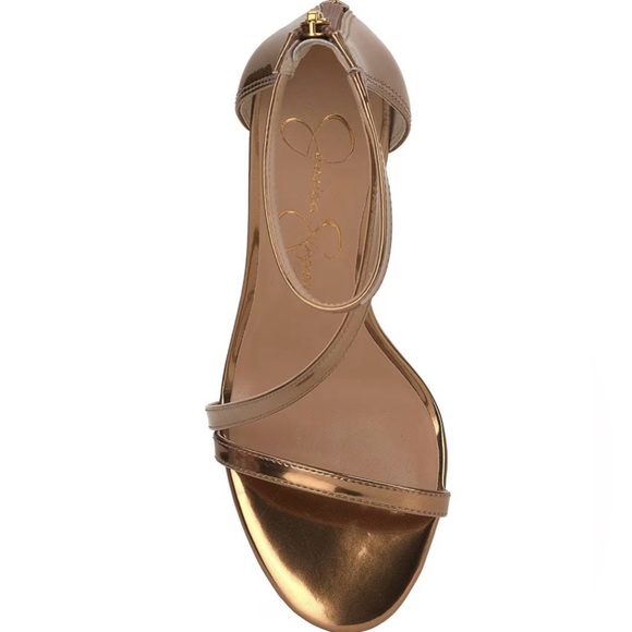*BRAND NEW, NEVER WORN* Jessica Simpson Sloyan High Heel Sandal in Bronze - Picture 6 of 7